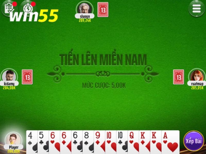 Tiến lên miền nam Win55